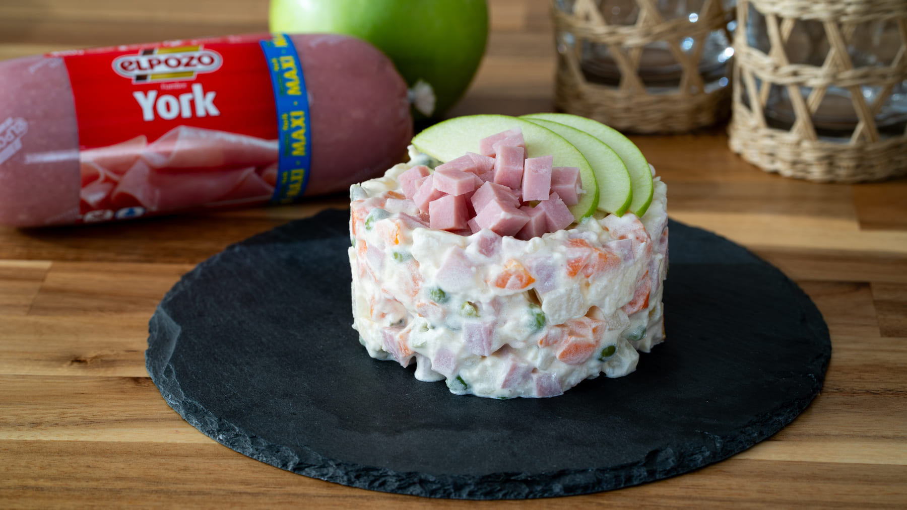 ELPOZO - Receta de ensaladilla con york y manzana