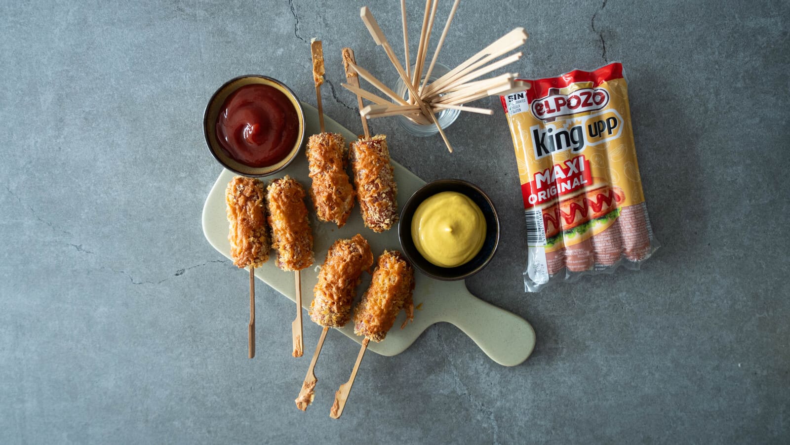 Banderillas de salchicha rebozadas | Corn dogs caseros y fáciles - ElPozo Cocina